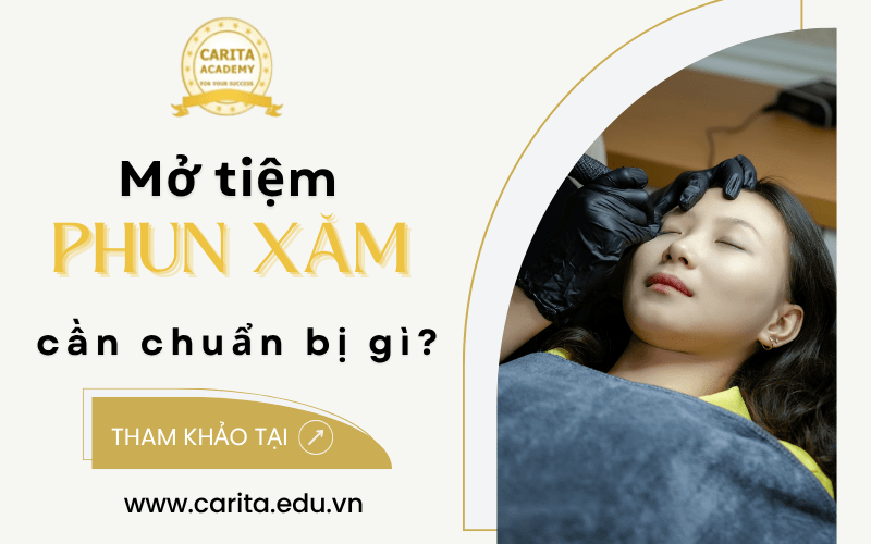 mở tiệm phun xăm