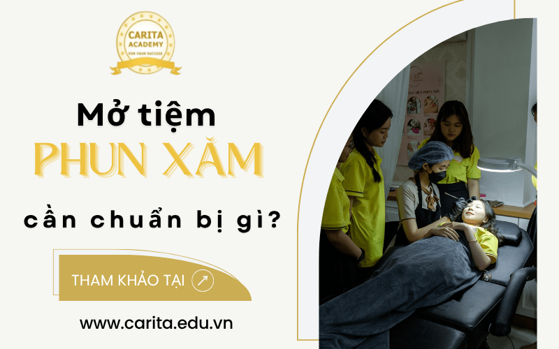 mở tiệm phun xăm
