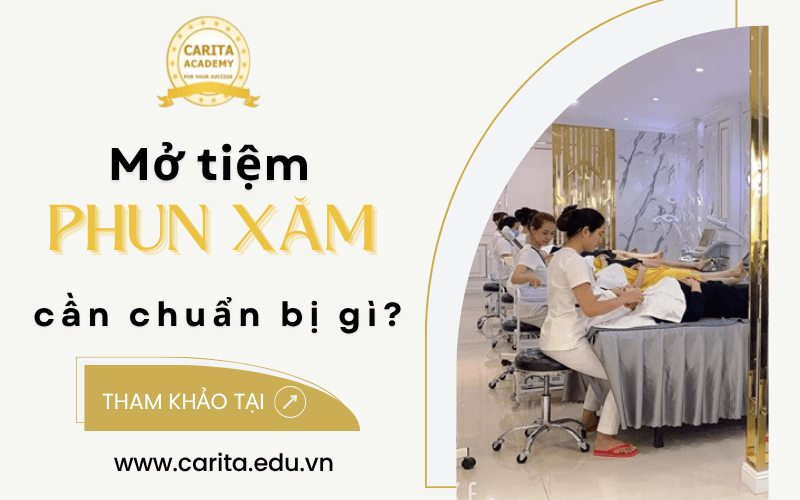 mở tiệm phun xăm