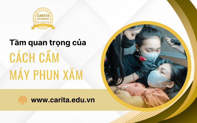 cầm máy phun xăm