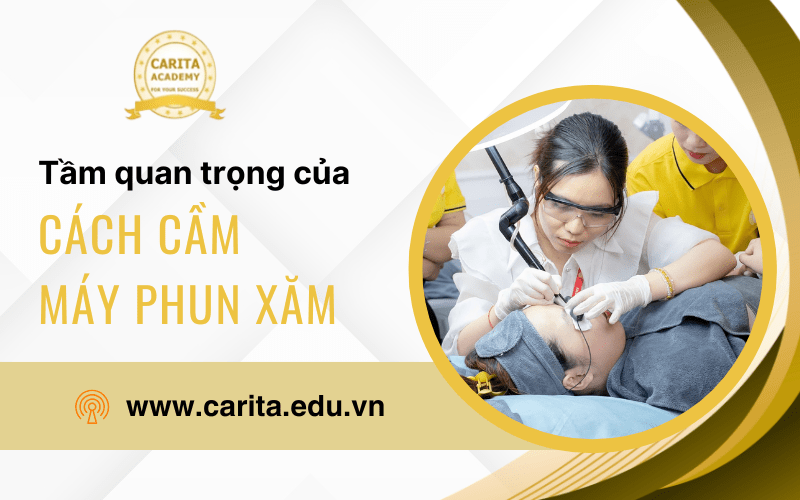 cầm máy phun xăm