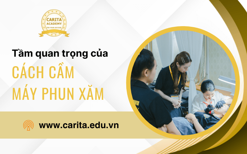 cầm máy phun xăm