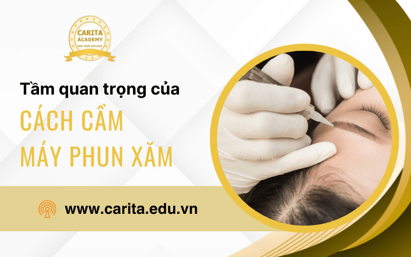 cầm máy phun xăm