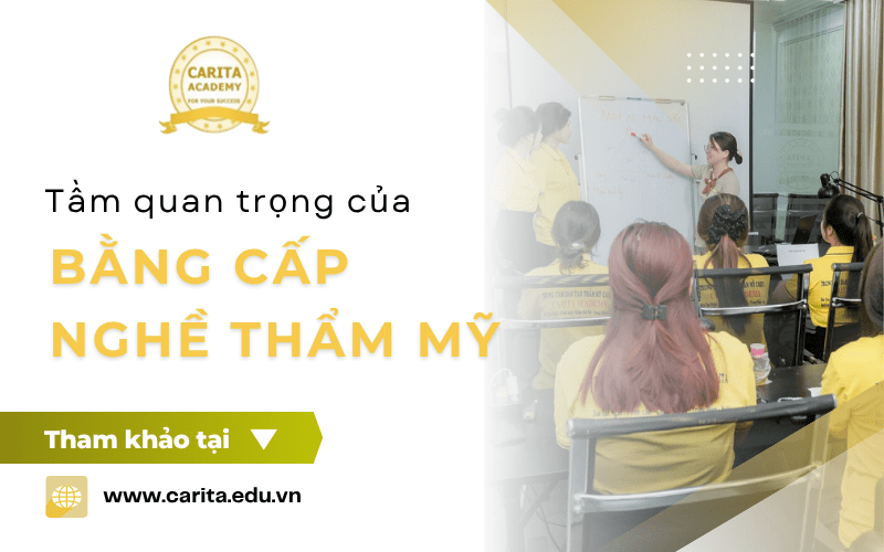 bằng cấp nghề thẩm mỹ
