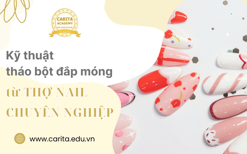 tháo bột đắp móng