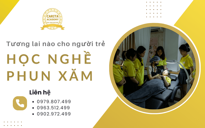 học nghề phun xăm