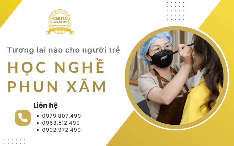 học nghề phun xăm