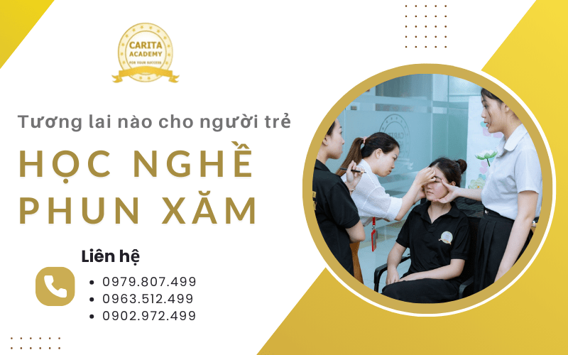 học nghề phun xăm