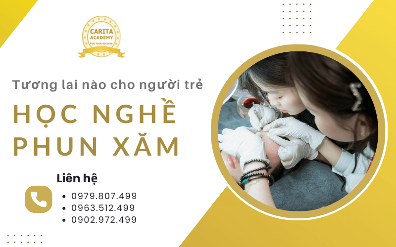 học nghề phun xăm